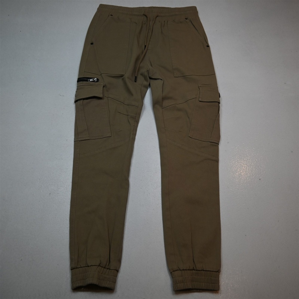 Nana Judy Mx30 Tan Brown State Denim Cargo Utlity‎ Joggers Mens Pants